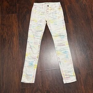Joe's Jeans Multicolor Tie Dyed Artistic Denim Skinny Jeans 27 GUC